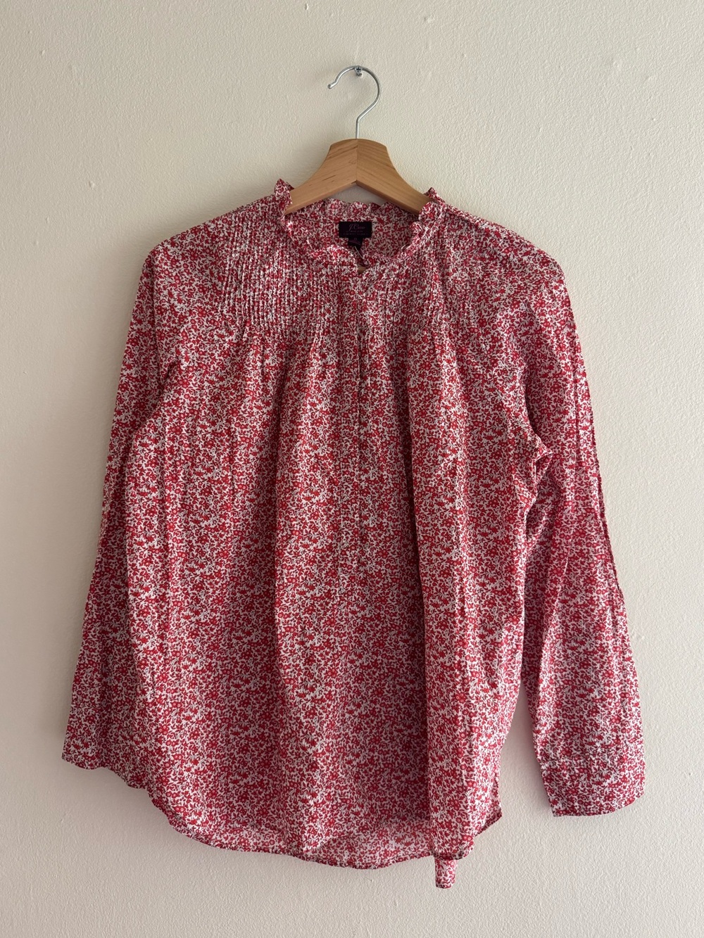 NWT J.Crew x Liberty floral blouse pink 8